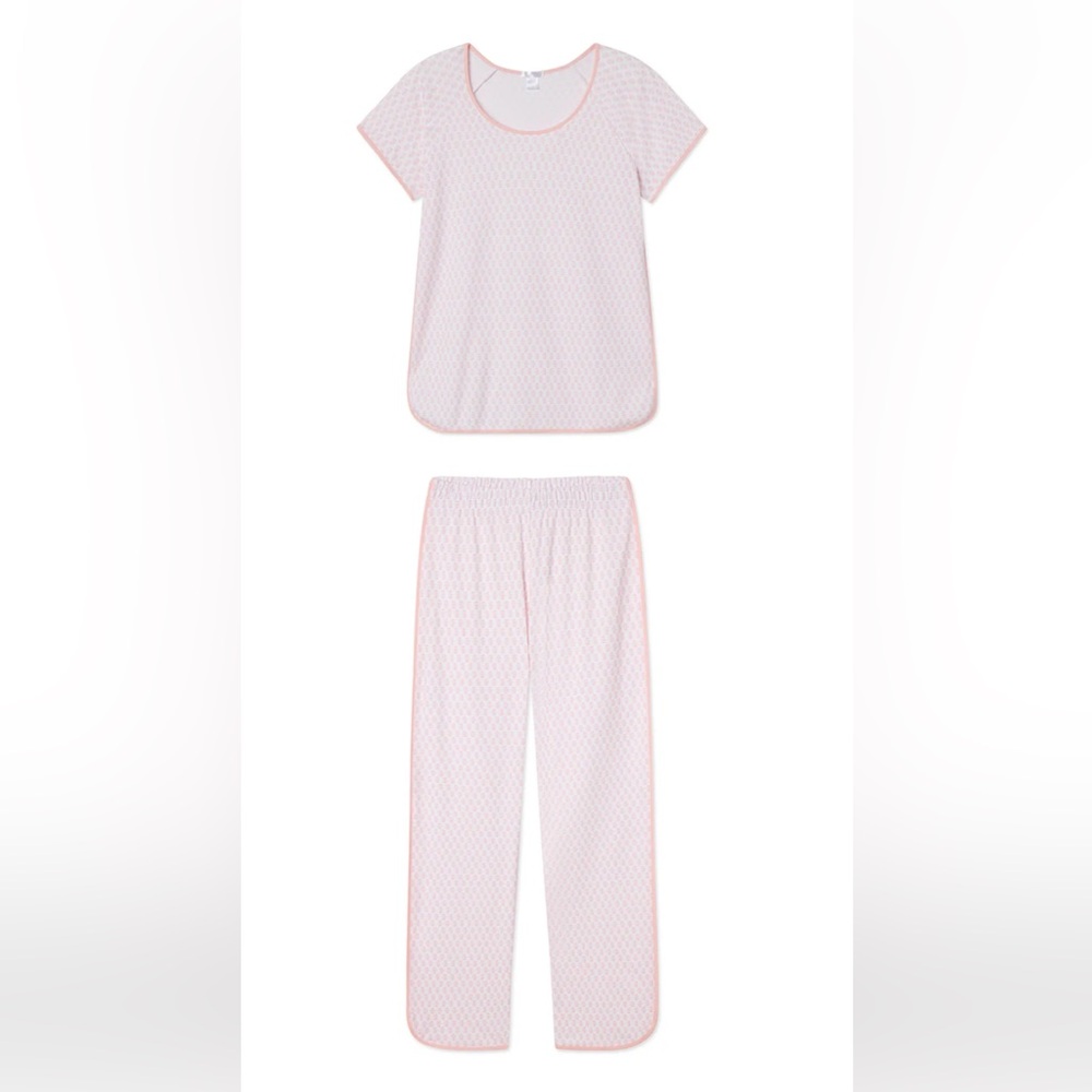 LAKE Women's Pink Pajama Set Large